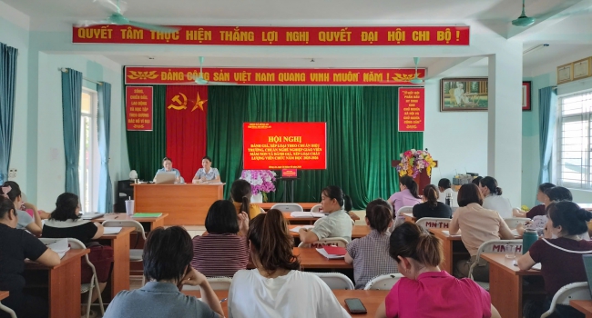 🌸 HỘI NGHỊ 🌸 Đánh giá, xếp loại theo chuẩn hiệu trưởng, chuẩn nghề nghiệp giáo viên mầm non và đánh giá, xếp loại chất lượng viên chức năm học 2025–2026